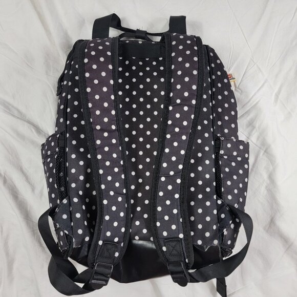 Disney X Igloo Polka Dot Cooler Backpack Glitter Bow I Love Lego Land Key Chain - Picture 2 of 8